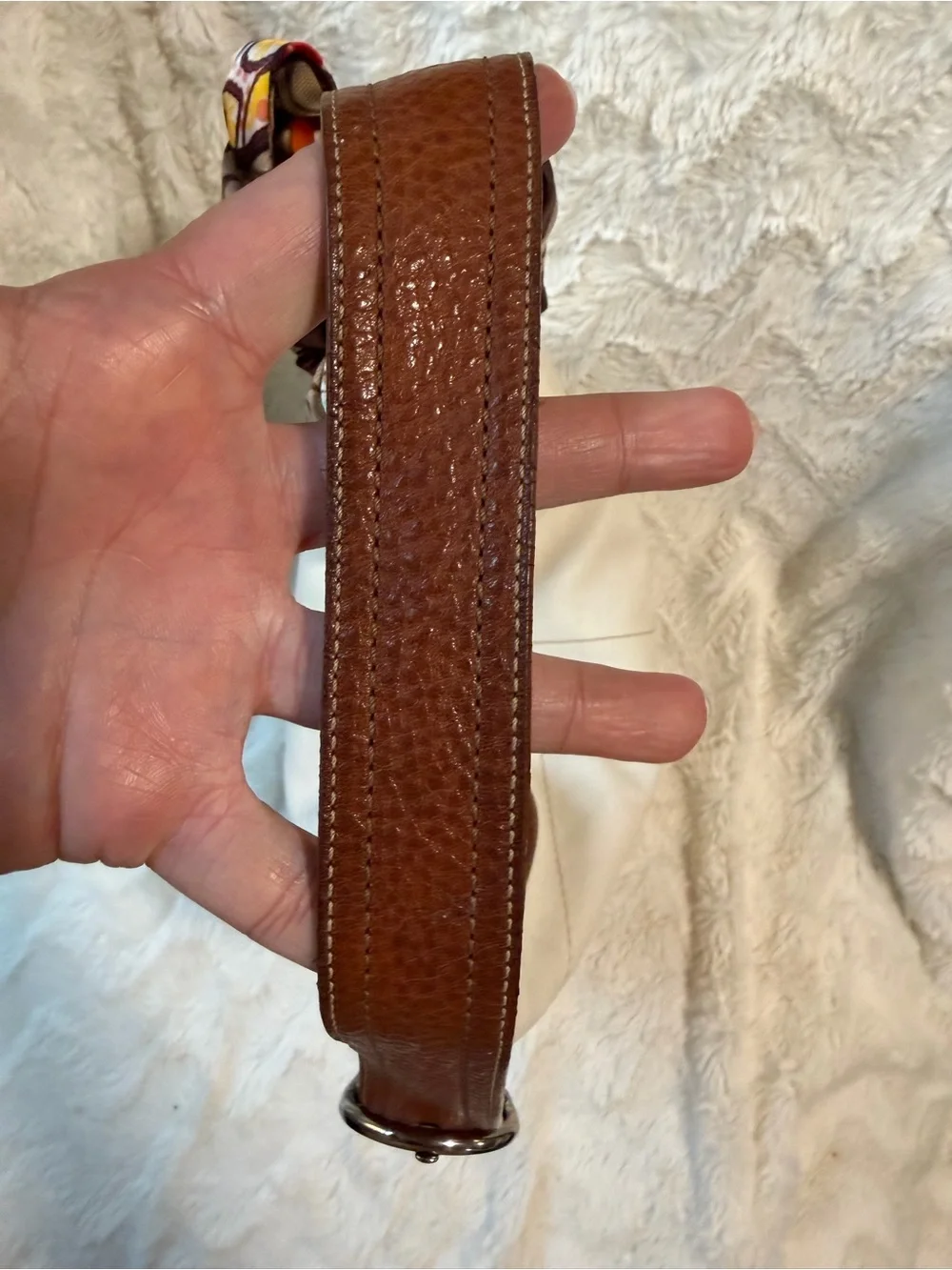 Coach cream leather